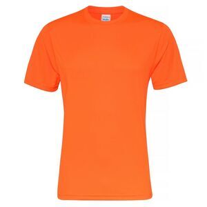 AWDis Just Cool Mens Smooth Short Sleeve T-Shirt / Electric Orange